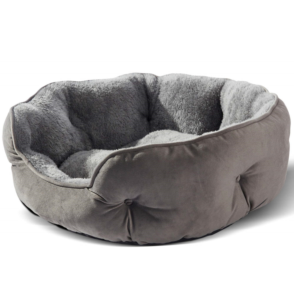 Cathouse Doghouse Round Pet Bed
