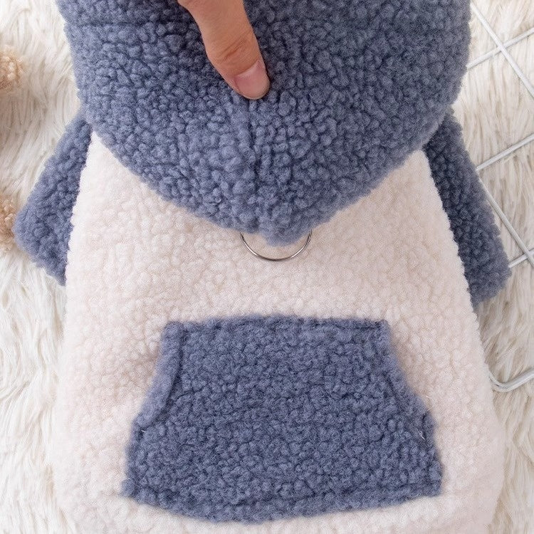 Thickened Warm Hooded Pet Coat