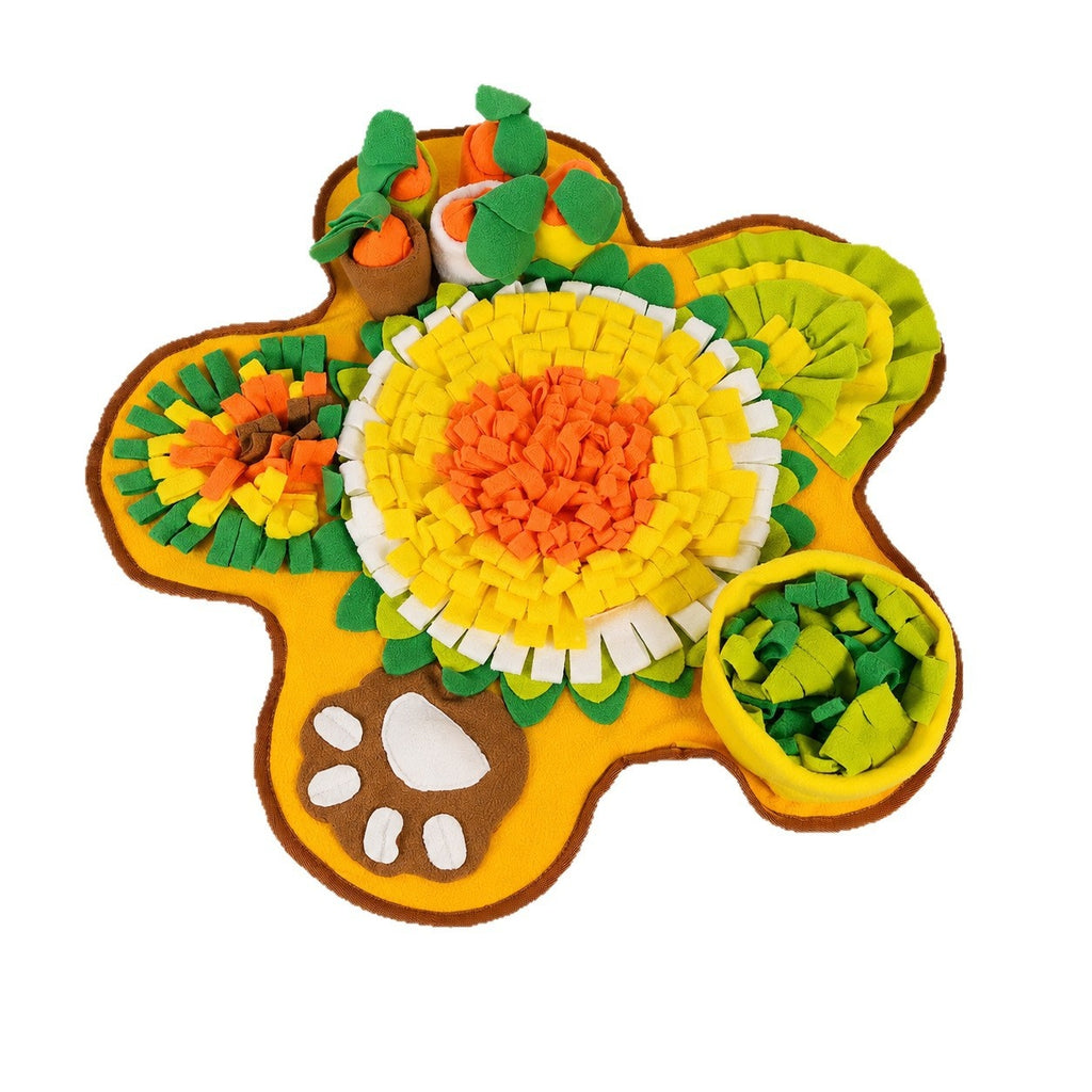 Dog Treat-Dispensing Toy And Scent-Based Boredom-Busting Blanket