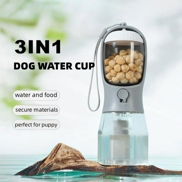 3-in-1 Pet Water Bottle For Travel