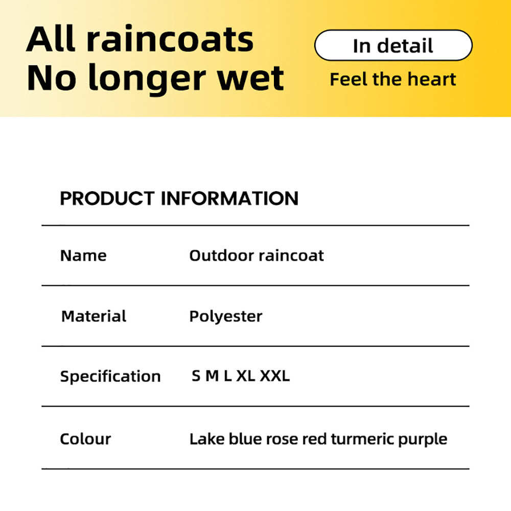 Reflective Waterproof Dog Raincoat With Hood