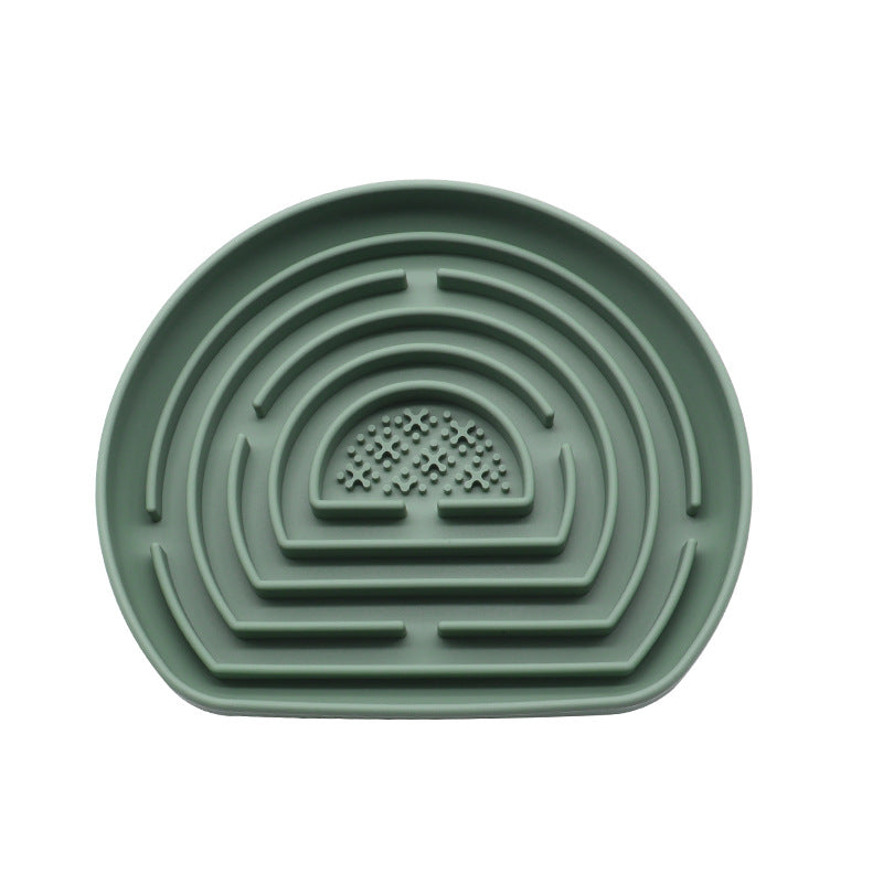 Slow Food Anti-Choke Silicone With Suction Cup Pet Food Basin