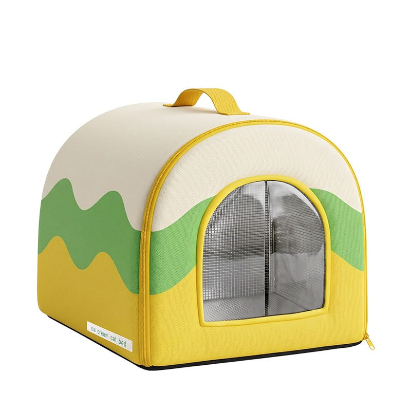 Portable Cooling Dog Bed All-Season Universal Use