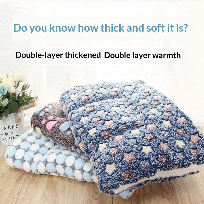Thickened Warm Pet Mat for Autumn and Winter