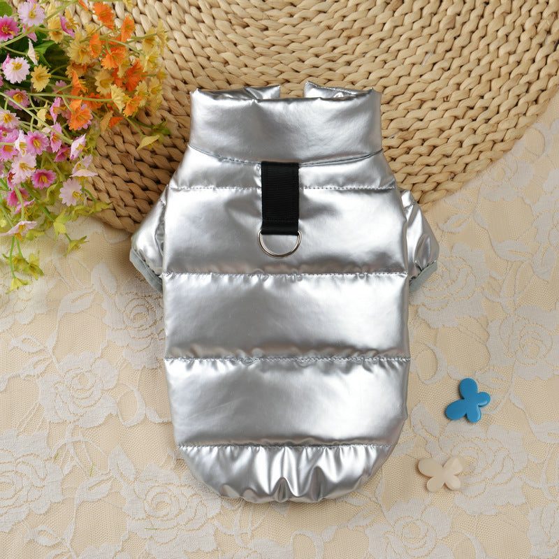 Two-Legged Clothes With Down Cotton Warm Vest For Pet Dogs