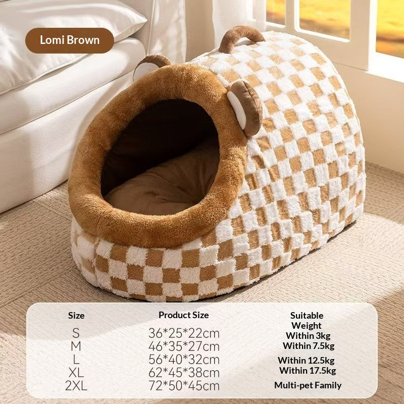 Warm Pet Bed Soft And Comfortable For A Cozy Sleep