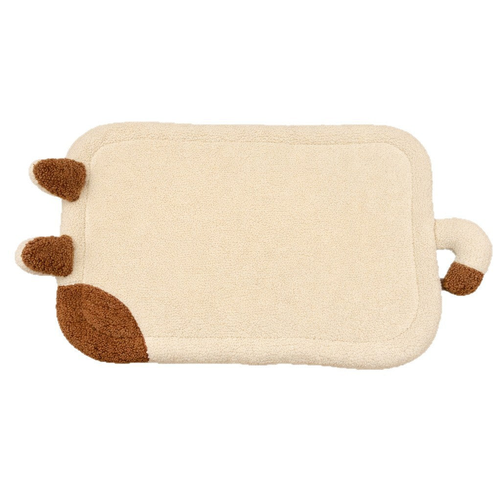 Soft Machine Washable Lambskin Dog Cushion