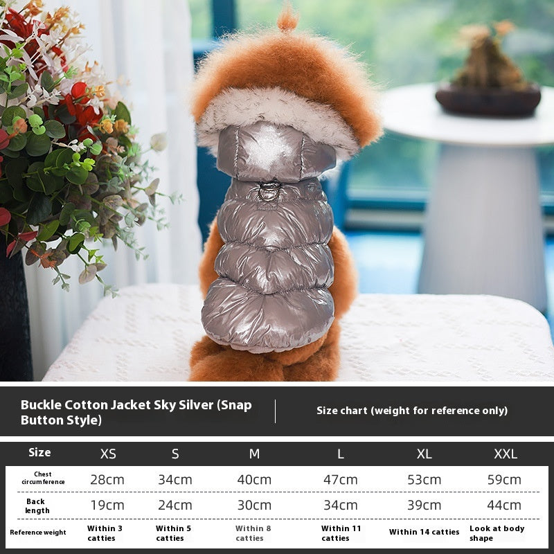 Autumn and Winter Pet Clothing Cotton Vest
