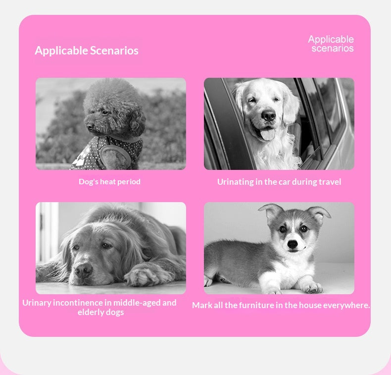 Male And Female Dog Diapers With Wetness Indicator
