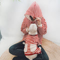 Pet Parent-Child Wear Striped Four-Legged Padded Sweater
