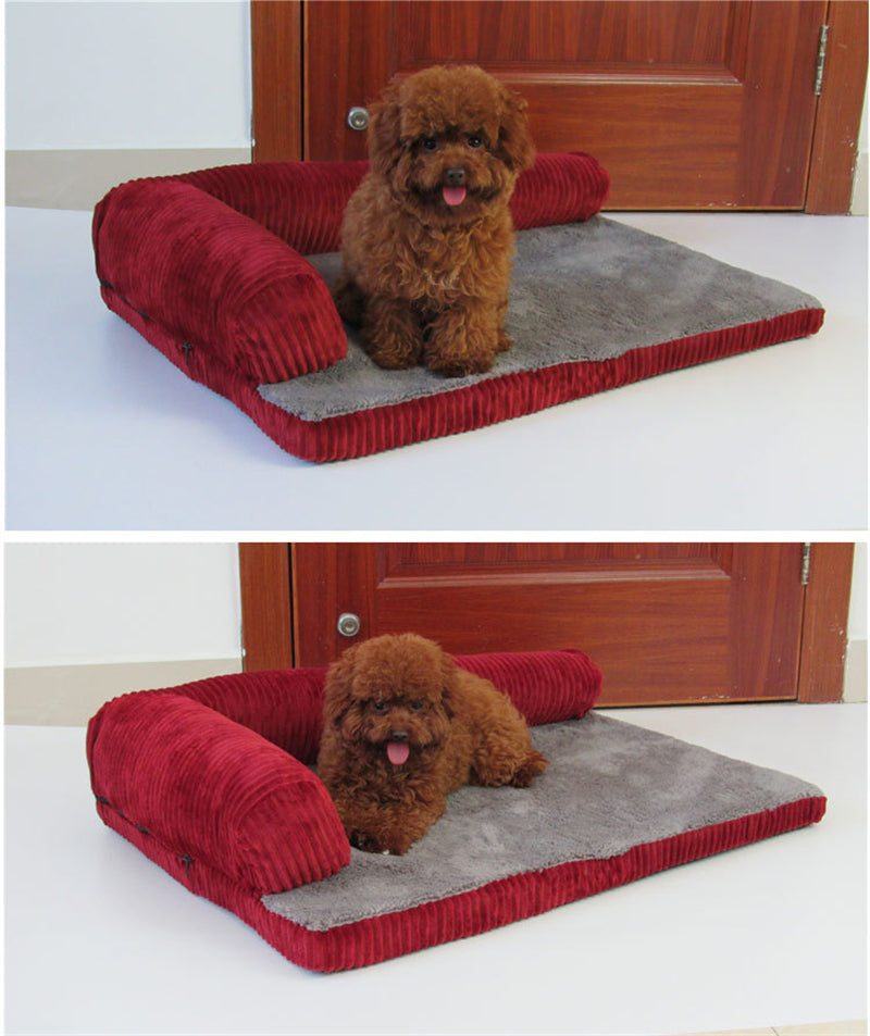 Corduroy Pet Sofa Bed