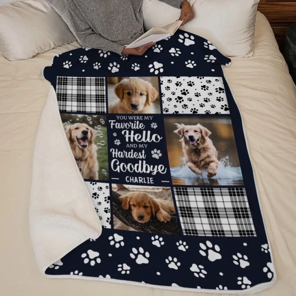Super Soft Flannel Dog Blanket