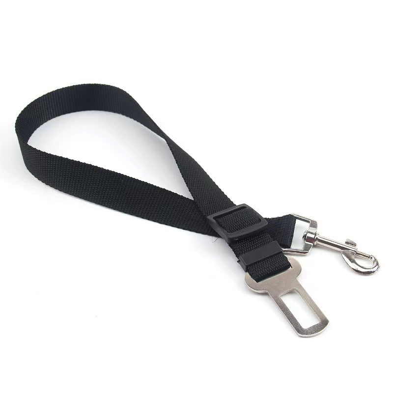 Adjustable Dog Car Seat Belt With Collar