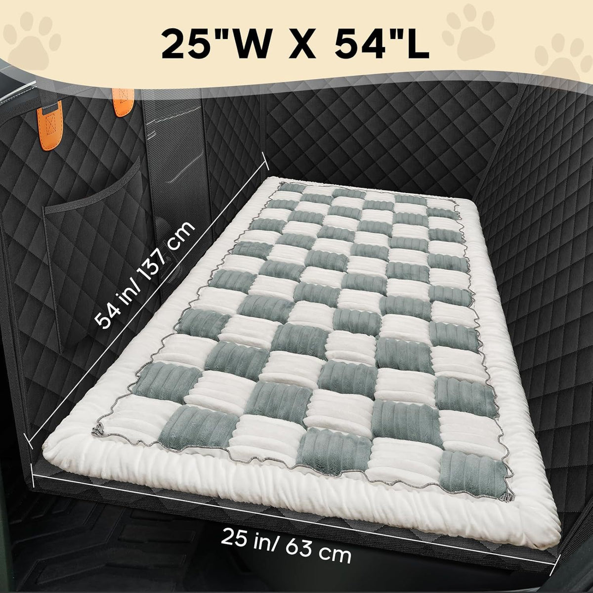 Thickened Plush Car Mat Cushion