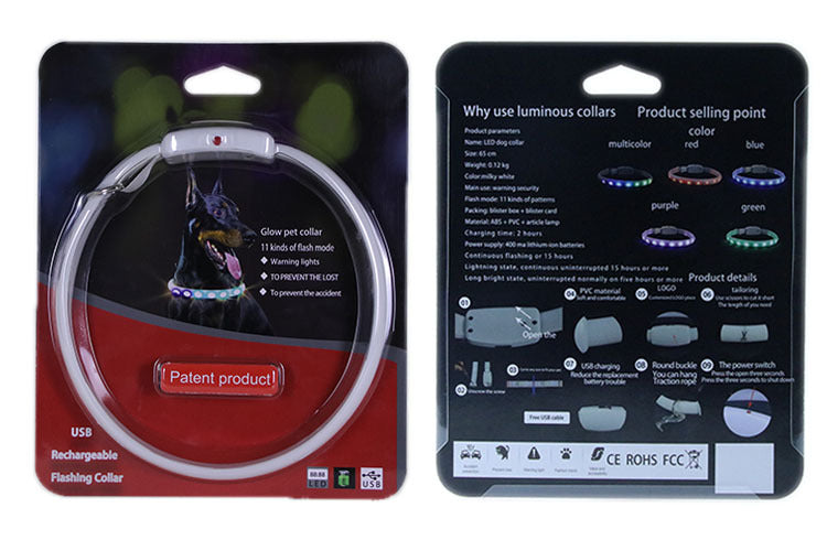 Luminous Led Horse Running Light Dog Collar