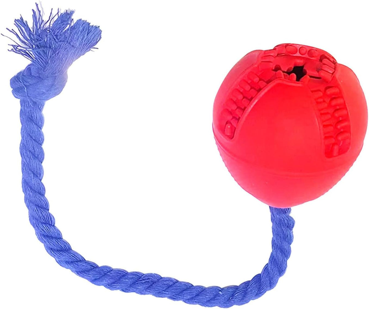 Interactive Dog Toys Crate Training For Puppies Puzzle Dispenser With Rope Reduce Stress Anxiety Dog Food Dispenser Toys Durable Dog For Agg