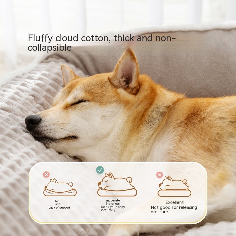 Waterproof Removable And Washable Non-Stick Fur Small And Medium-Sized Dogs Kennel