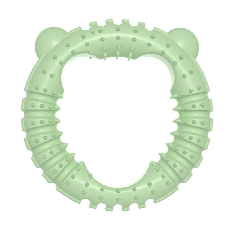 Pet Dog Toy Bear-Type Bite-Resistant Ring