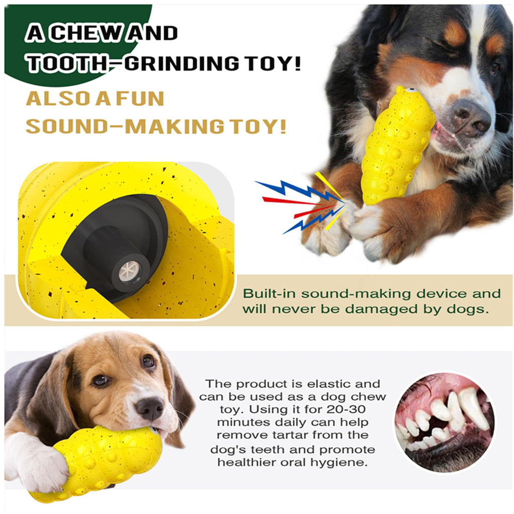 Indestructible Squeaky Chew Toys For Aggressive Chewers