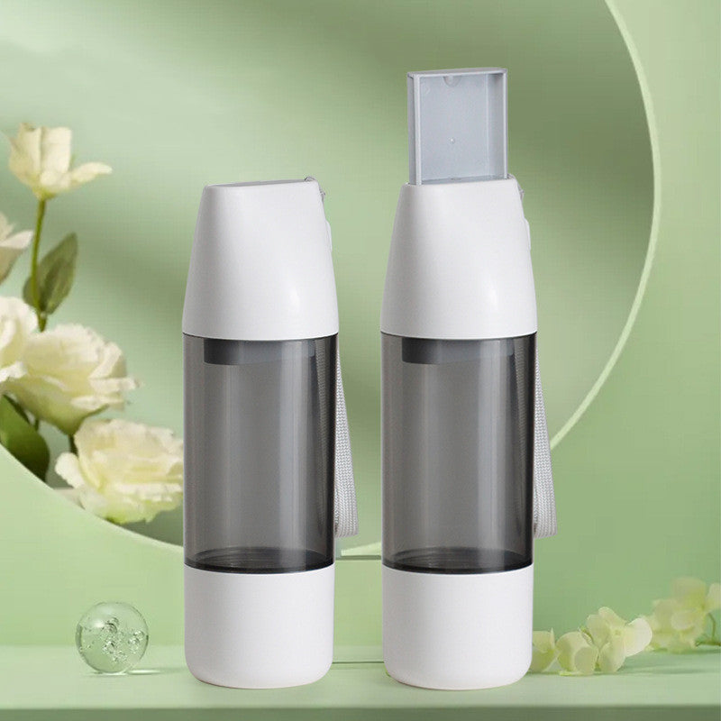 Portable Dog Water Bottle with Food Container