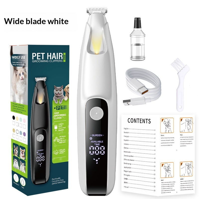 Digital Display Pet Grooming Clipper