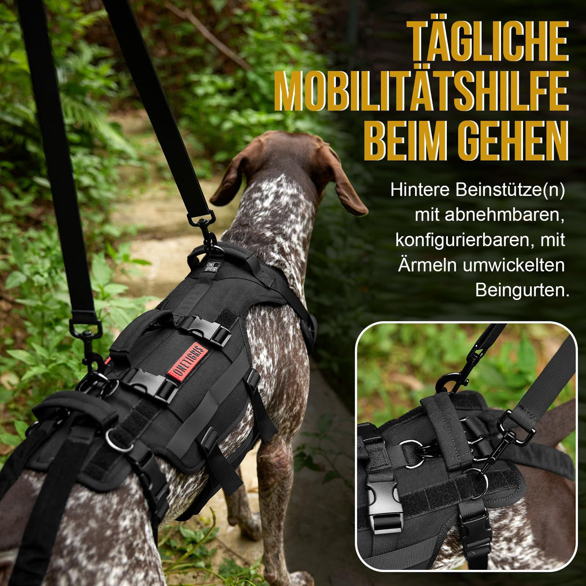 Outdoor Tactical Dog Vest Harness