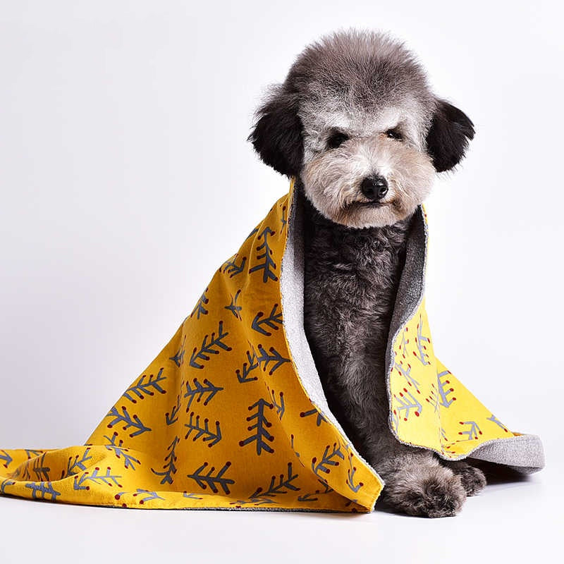 Double-Sided Cotton Dog Blanket Mat