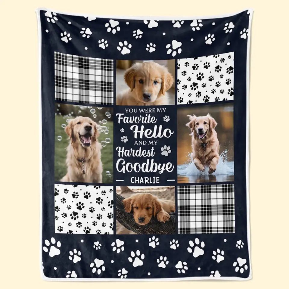 Super Soft Flannel Dog Blanket