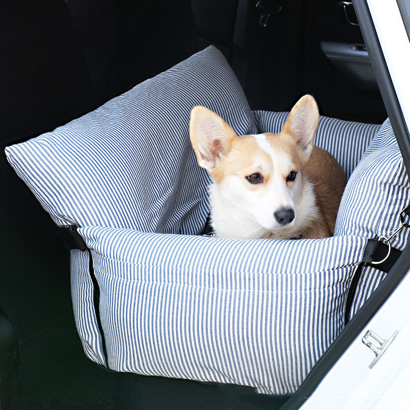 Dog Car Nest Co-Pilot Removable And Washable Pet Car Artifact