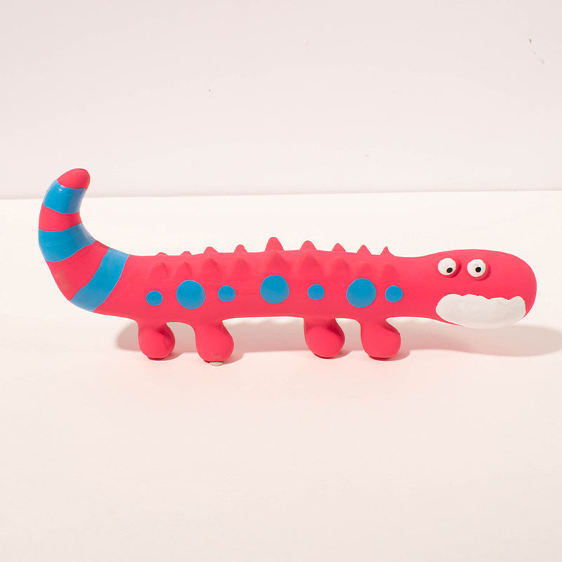 Dog Chew Toys Dog Squeaky Toys For Aggressive Chewers Cute Lizard Shape Pet Dog Chewing Toy Interactive Dog Teeth Molar Toy For Small Medium