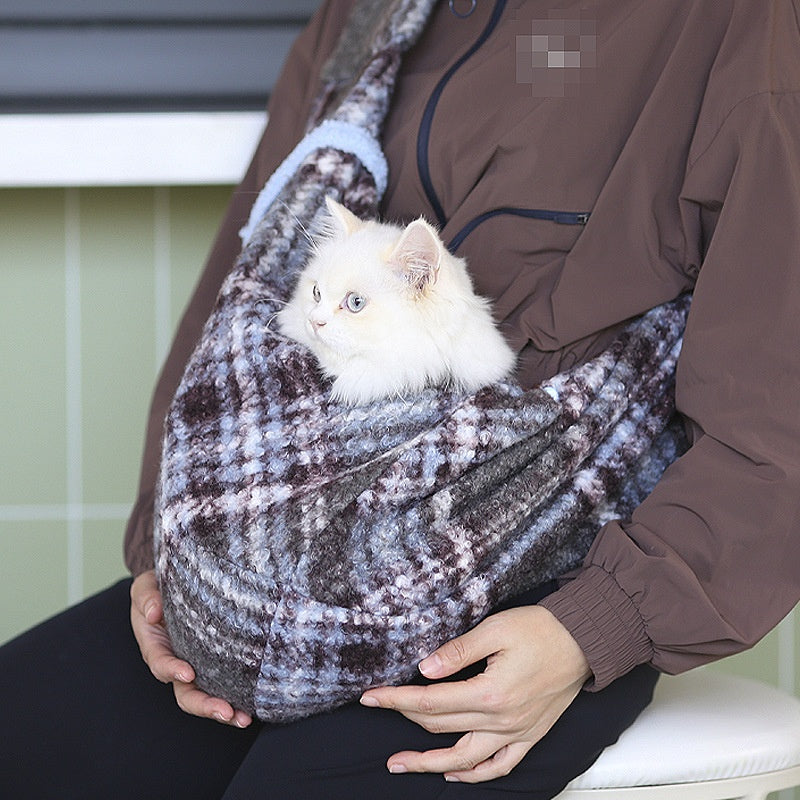 Portable Anti-Stress Pet Crossbody Backpack