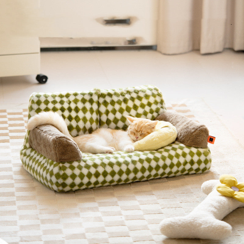 Warm Removable Washable Pet Bed