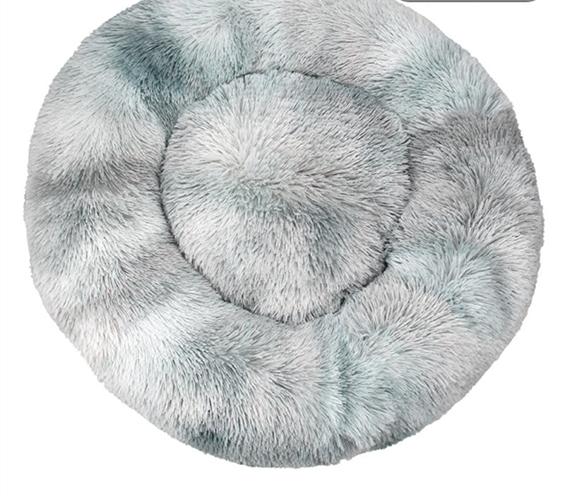Solid Color Plush Warm Pet Kennel