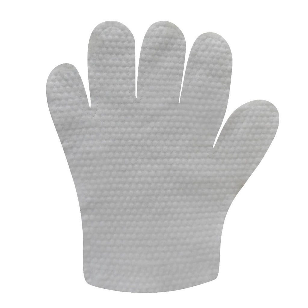 Palm-Sized Sponge Cloth With Five-Finger Ultrasonic Bonding, Made Of Non-Woven Fabric