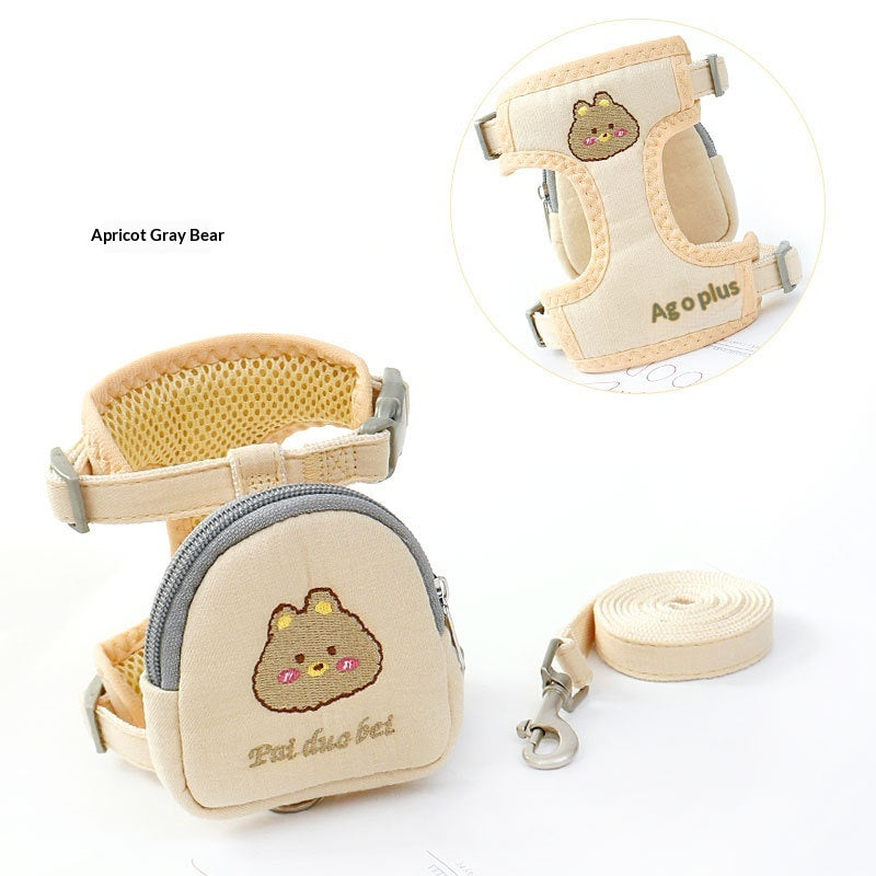 Small Dog Leash and Harness Set