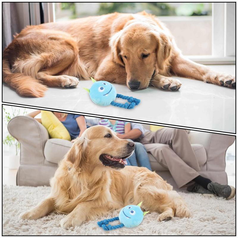 Squeaky Toys For Dogs Strong Knot Design Cartoon Chewable Teething Toys Decorative Multifunctional Relaxing Supplies Dog