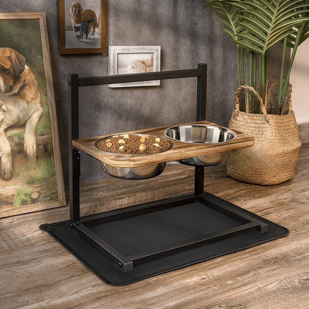 Large 5-Inch 9-Inch 13-Inch 2 Dog Food Water Bowl