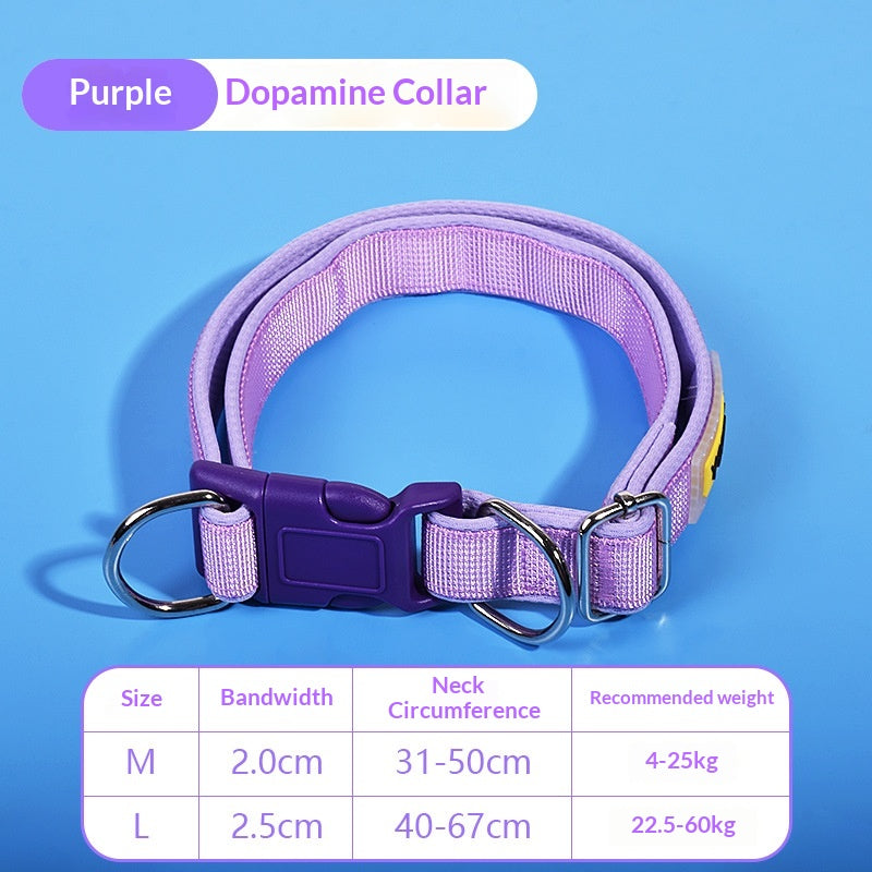 Comfortable Solid Color Dog Collar