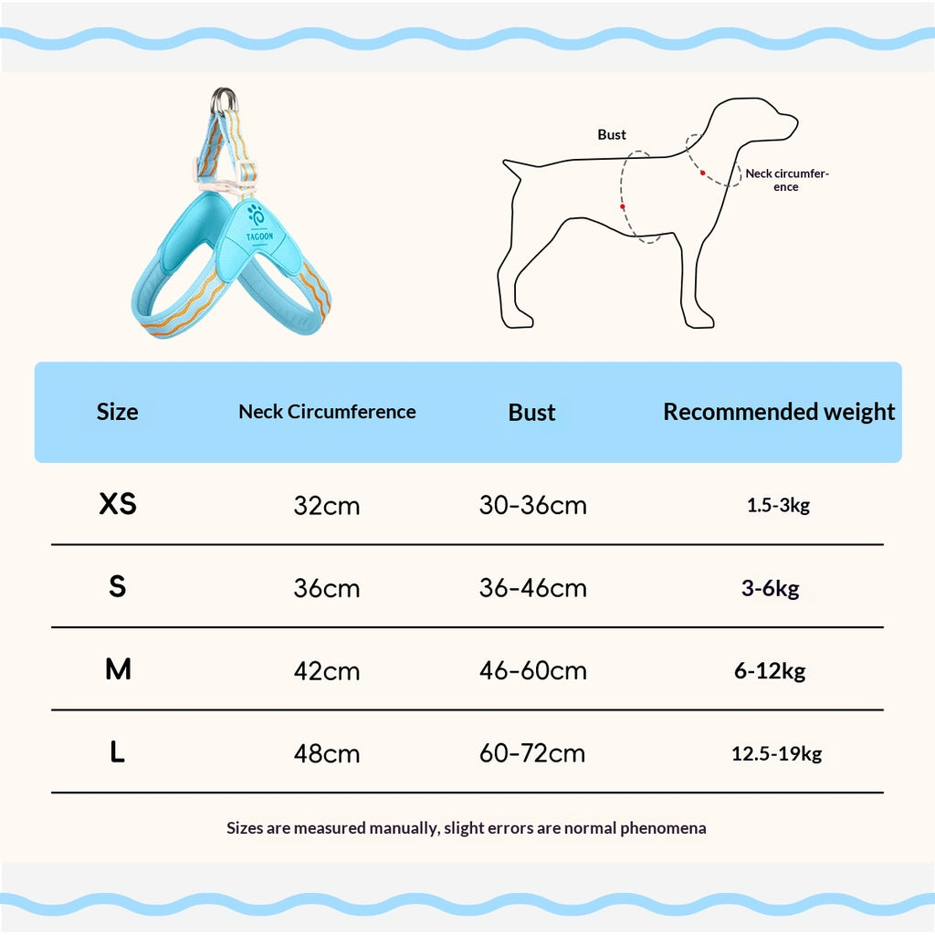 Portable Y-Shaped Dog Harness for Walking