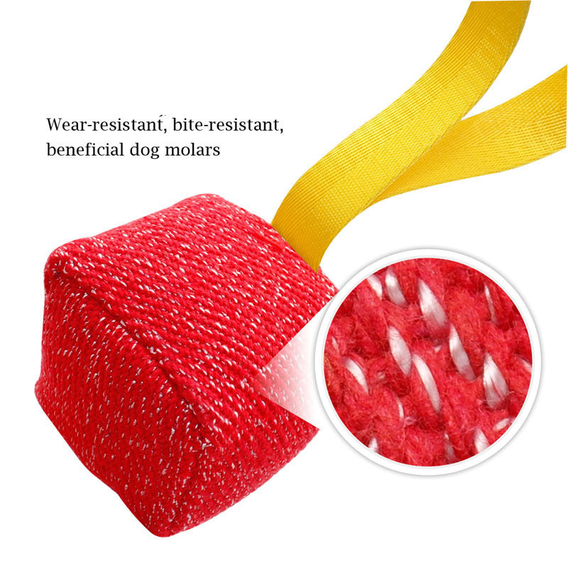 Pet Biting Pillow Chewing Teeth Coarse Hemp Interactive Dog Training