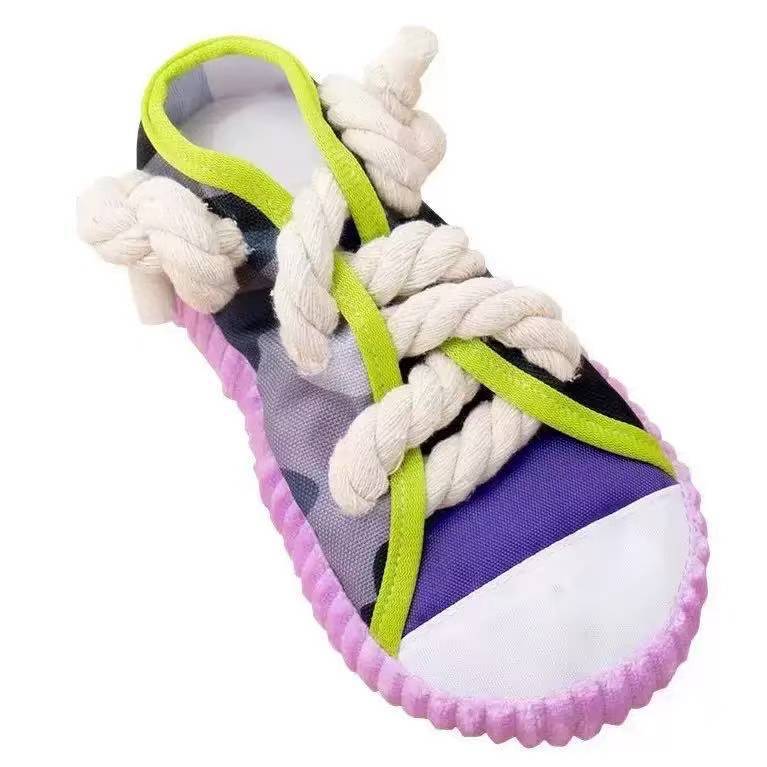 Pet Dog Cotton Rope Canvas Shoes