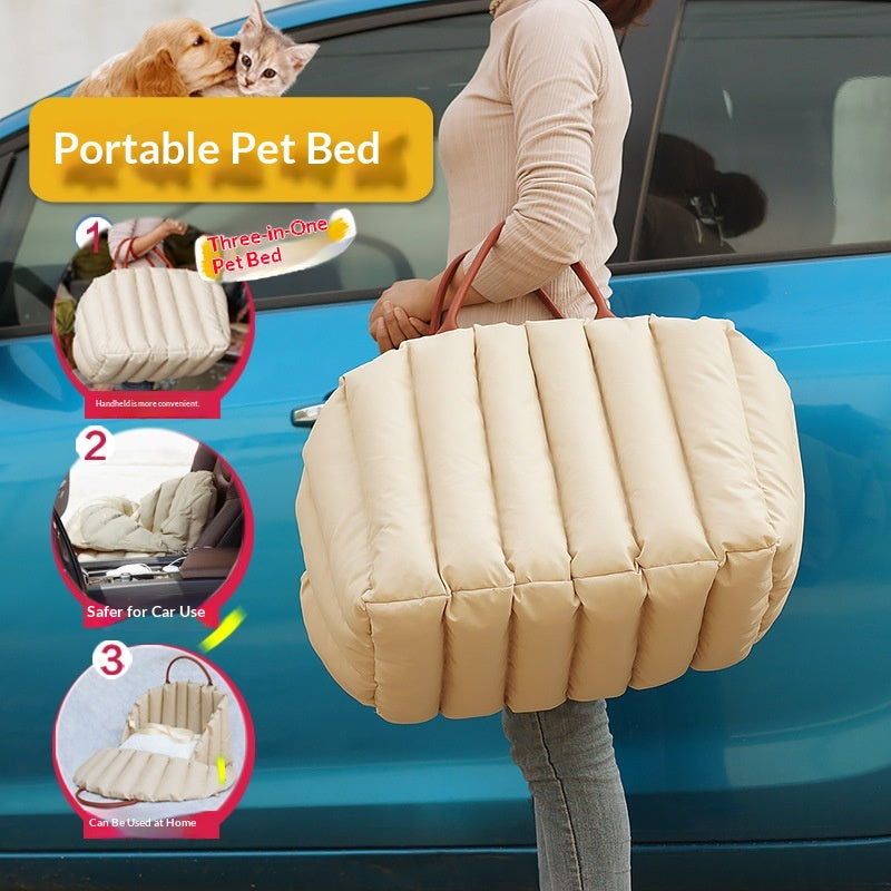 Portable Dog Car Travel Carrier