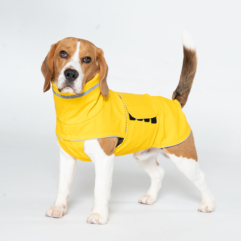 Waterproof Dustproof High-Neck Puffer Dog Jacket