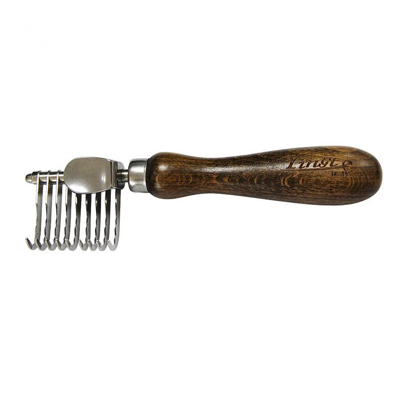 Walnut Knot Pet Comb
