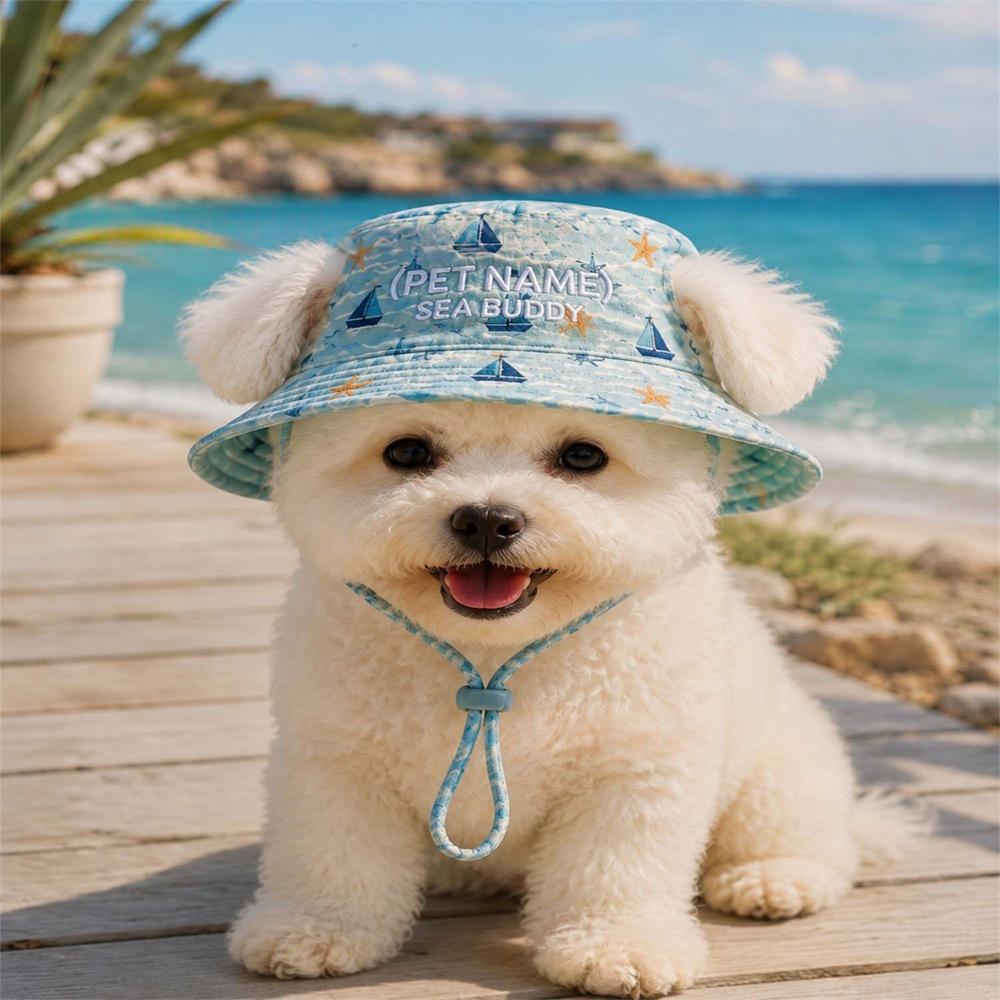 Quilted Polyester Pet Hat