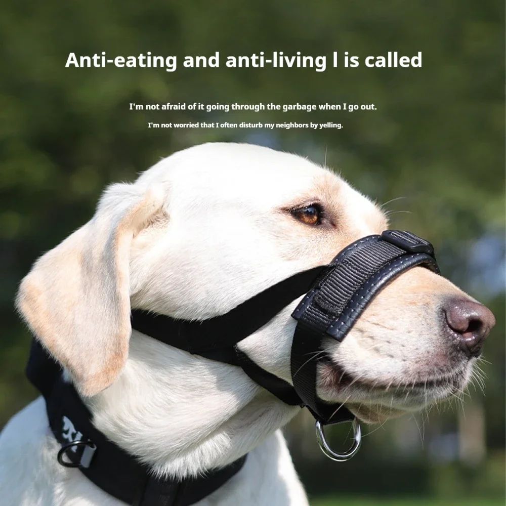 Adjustable Anti-Bite Anti-Bark Dog Muzzle