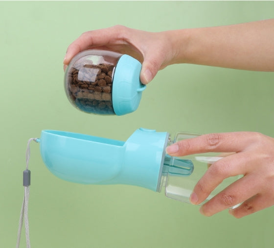 Pet Supplies Dog Drinking Water Bottle Grain Storage Tank Portable Portable Cup