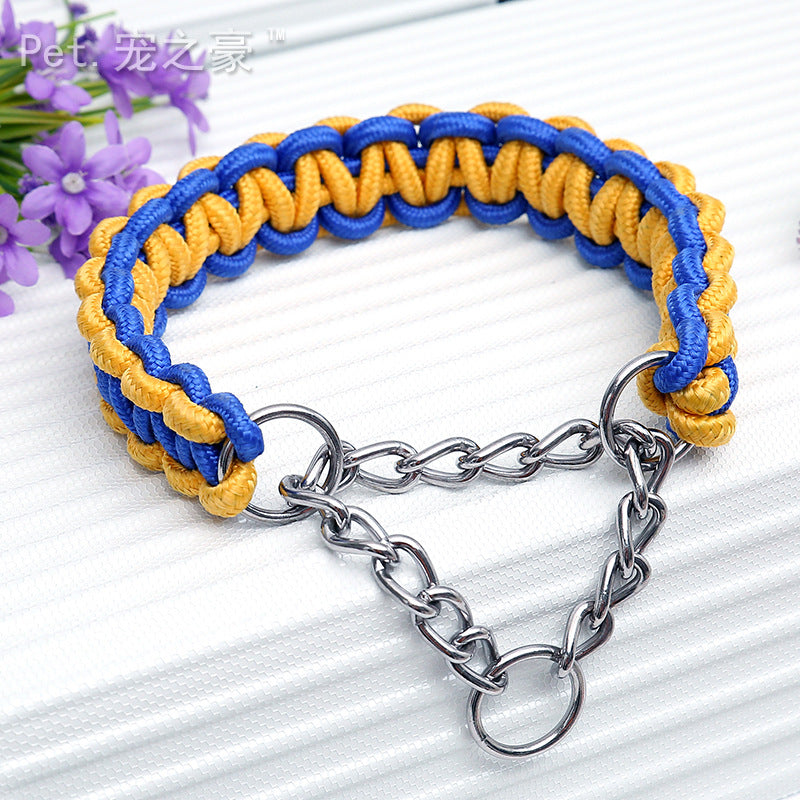 Woven Pet Collar Dog Bandana