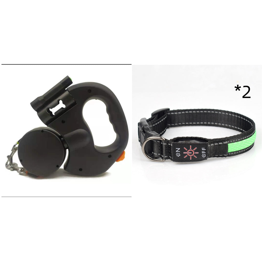 LED Luminous Nylon Mesh Dog Collar