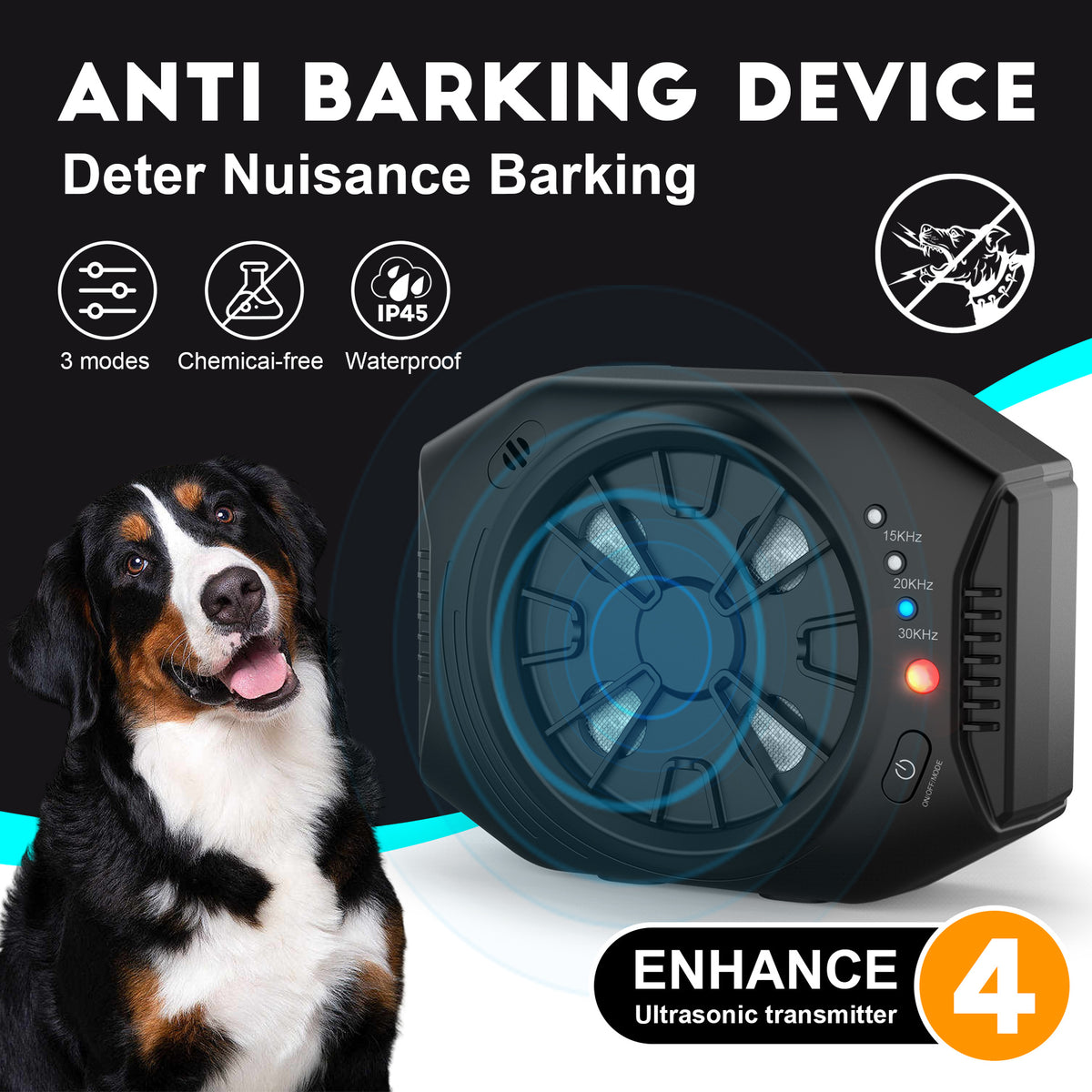 Ultrasonic Anti-Bark Training Repellent Device